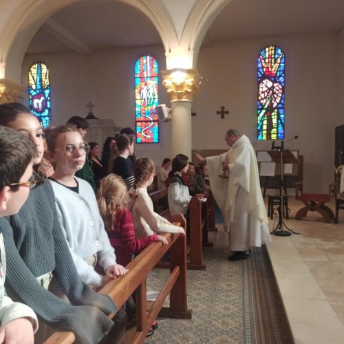 Première étape baptême-groupe scolaire saint jacques de Compostelle