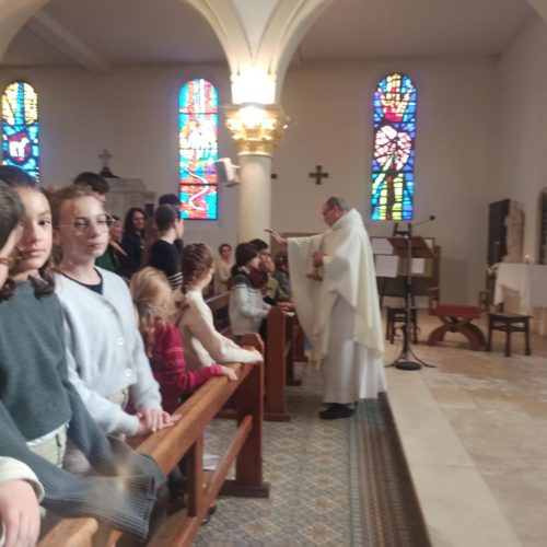 Première étape baptême-groupe scolaire saint jacques de Compostelle
